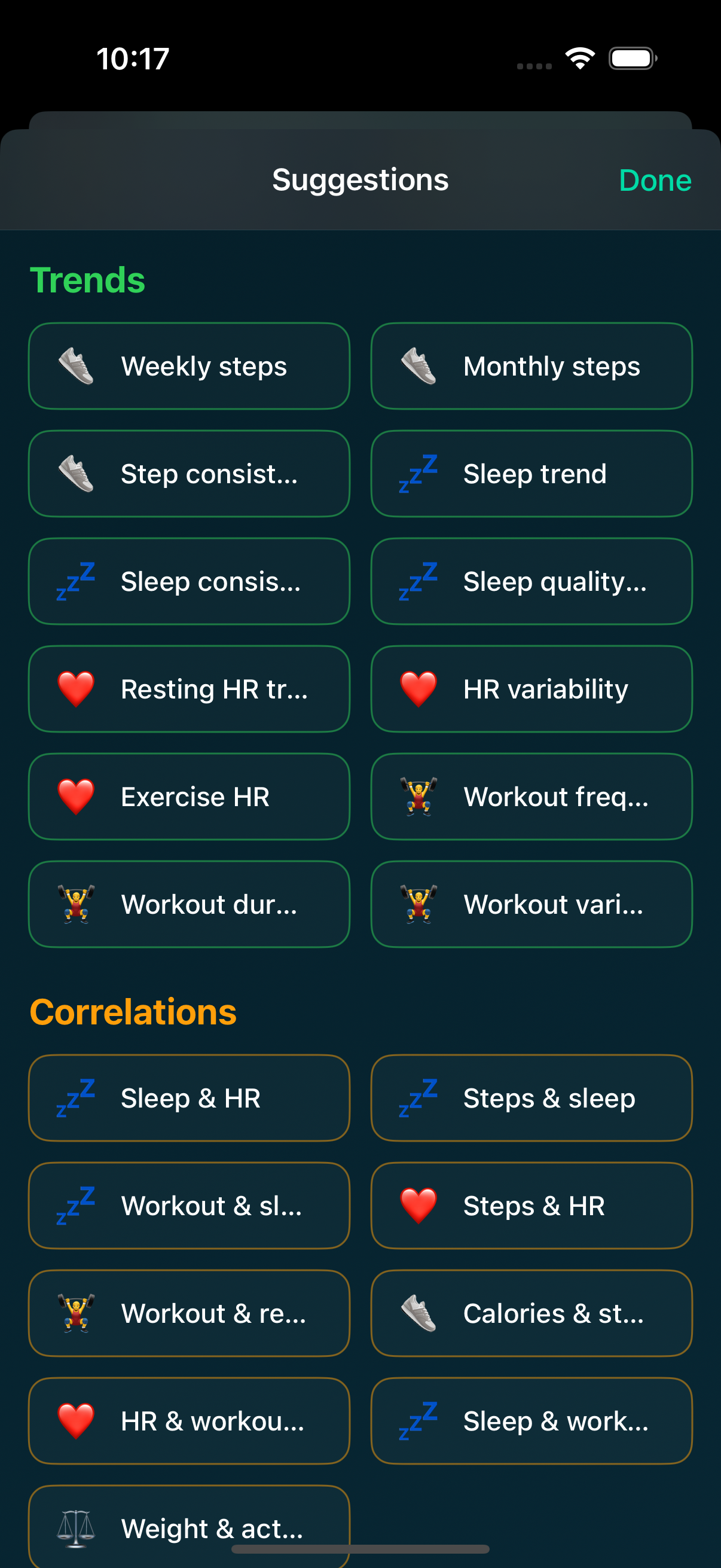 Daily Health Snapshot
